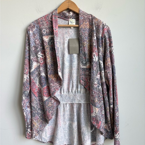 Anthropologie Zaha Open-Front Cardigan Sweater Size Large NEW - Picture 3 of 10